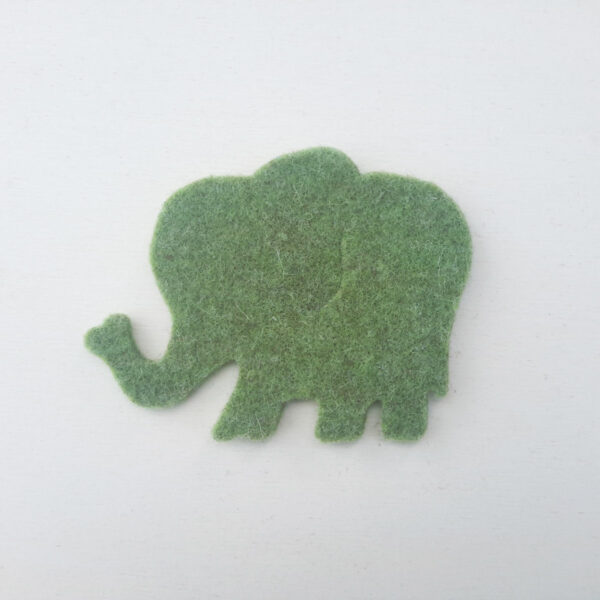 Sagoma elefante in feltro - Cose di Laura creatività in feltro