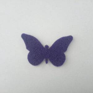 Sagoma farfalla in feltro - Cose di Laura creatività in feltro