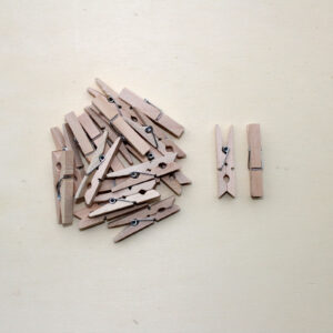Mollettine in legno stratta - Cose di Laura creatività in feltro