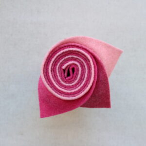 Girella feltro 2 mm rosa baby, rosa e confetto - Cose di Laura creatività in feltro