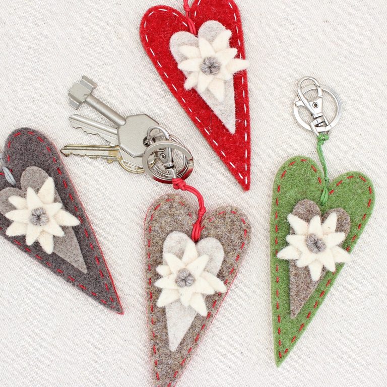 Chiusure Per Borse Uncinetto Portachiavi A Cuore E Stella Set 30