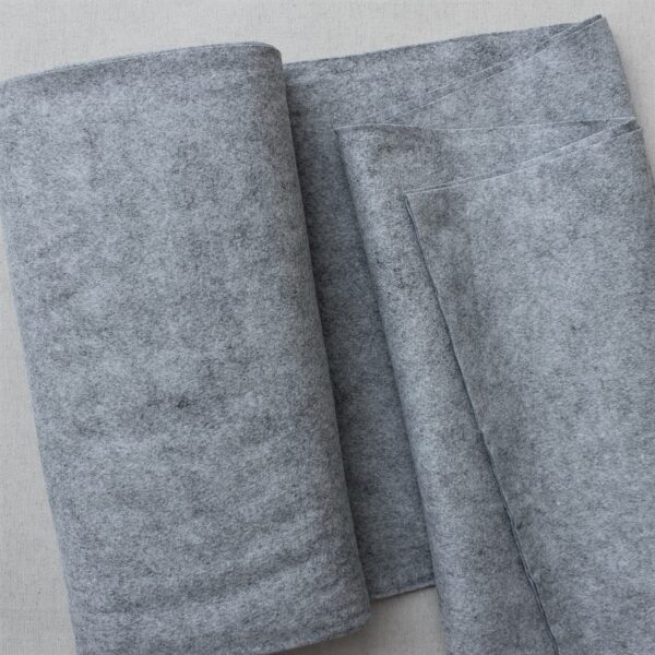 Panno lana al metro color grigio - Cose di Laura creatività in feltro