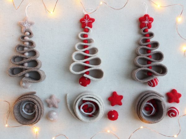 Kit per creare alberelli di Natale - Cose di Laura creatività in feltro