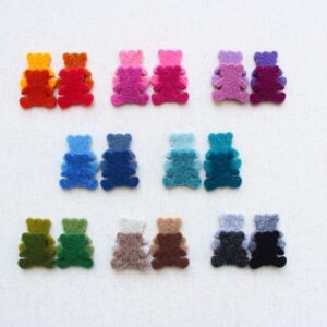 Mix orsi in feltro - Cose di Laura creatività in feltro