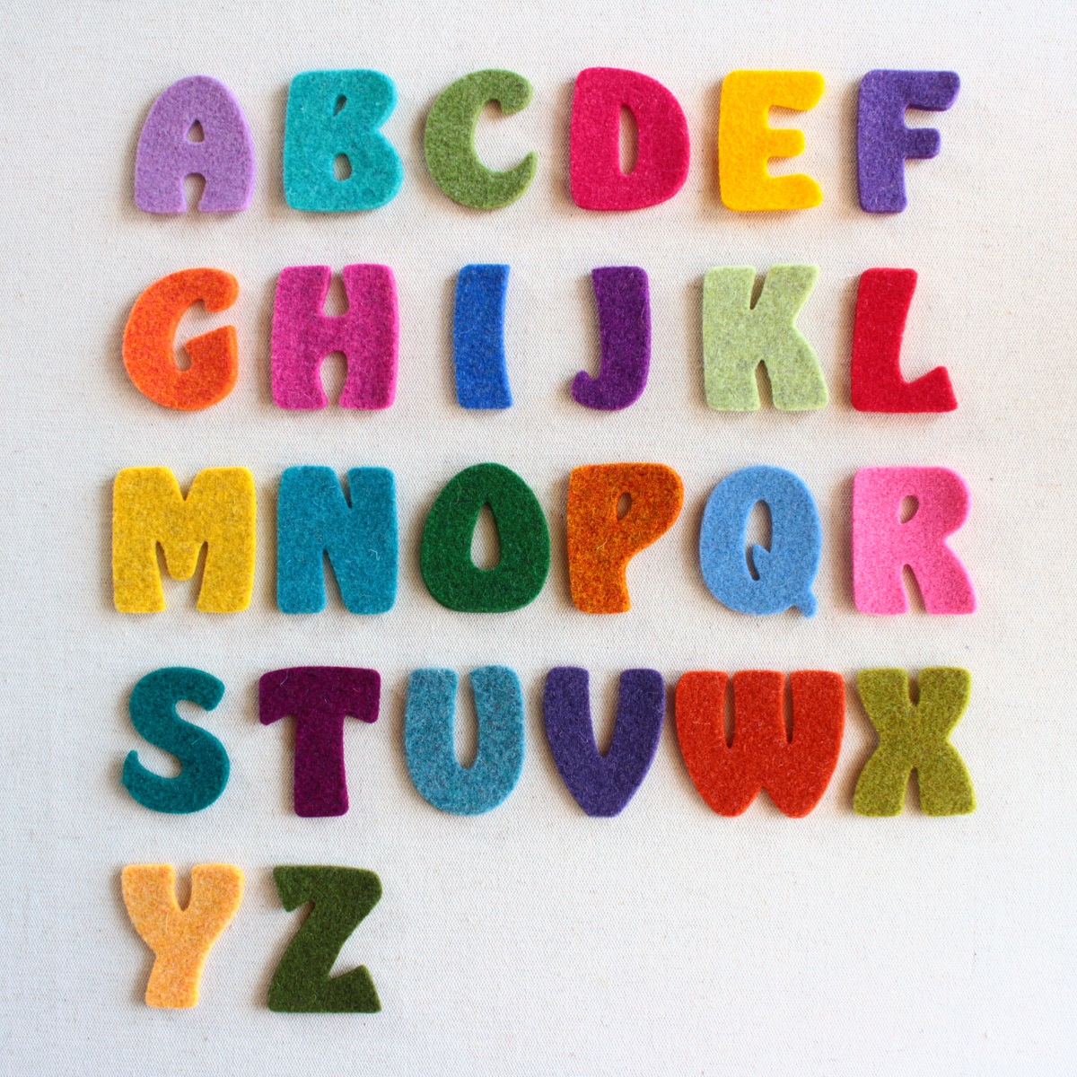 alfabeto-grande-6cm-lettere-feltro-cosedilaura Lettere alfabeto maiuscole altezza 6 cm - Cose di Laura feltro