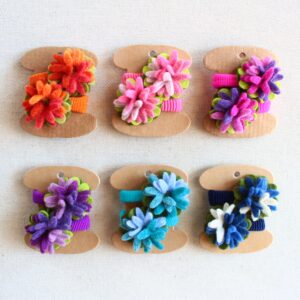 Elastici piccoli fiore - Cose di Laura creatività in feltro